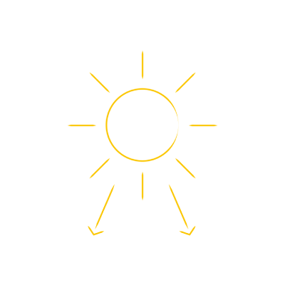 Le rayonnement du soleil - H2air